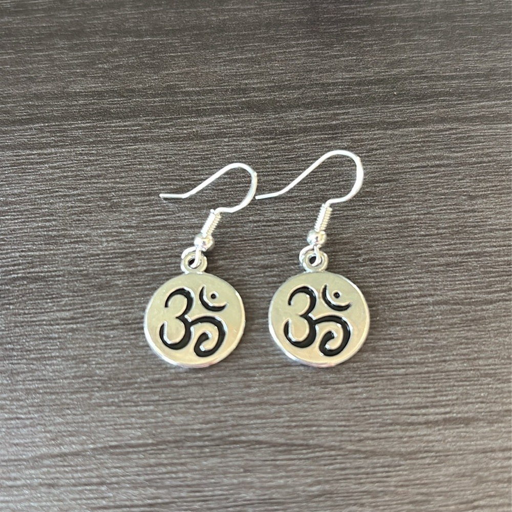 Om‎ Coin Earrings NWT